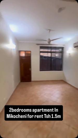 Apartment ya vyumba viwili inapangishwa Mikocheni, Dar Es Salaam