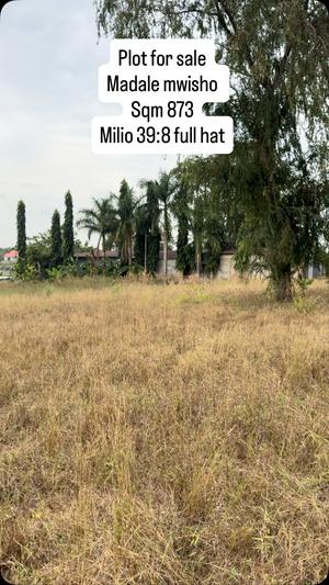Kiwanja kinauzwa Madale Mwisho, Dar Es Salaam (873 sqm)