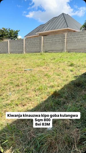 Plot for sale in Goba Kulangwa, Dar Es Salaam sqm 800 Plot for sale in Goba Kulangwa, Dar Es Salaam sqm 800