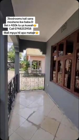 Nyumba ya vyumba vitatu inapangishwa Moshono, Arusha