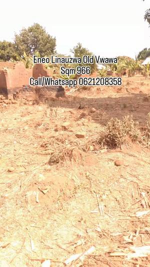 Kiwanja kinauzwa Old Vwawa, Songwe (966 sqm)