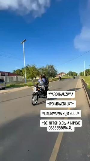 Kiwanja kinauzwa Mbweni Jkt, Dar Es Salaam (9000 sqm)