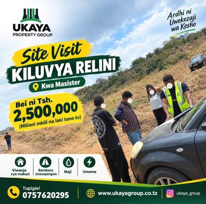 Viwanja vinauzwa Kiluvya Relini, Pwani