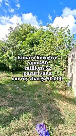 Residential Plot for Sale in Kimara Korogwe, Dar Es Salaam (450 sqm)