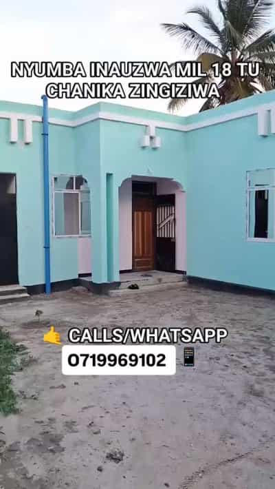 Nyumba ya vyumba viwili inauzwa Chanika Zingiziwa, Dar Es Salaam (400 sqm)