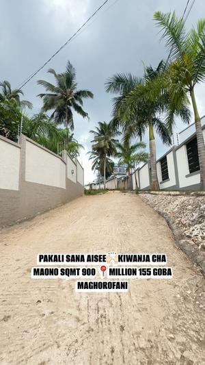 Residential Plot for Sale in Goba Maghorofani, Dar Es Salaam (900 sqm)