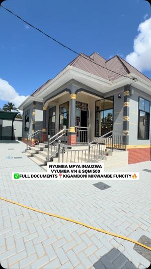 Nyumba ya vyumba vinne inauzwa Kigamboni Fan City, Dar Es Salaam (500 sqm) Nyumba ya vyumba vinne inauzwa Kigamboni Fan City, Dar Es Salaam (500 sqm)