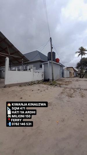 Plot for sale in Kigamboni Ferry, Dar Es Salaam sqm 471