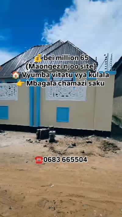 Nyumba ya vyumba vitatu inauzwa Mbagala Chamazi Saku, Dar Es Salaam