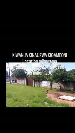 Residential Plot for Sale in Mjimwema, Dar Es Salaam (622 sqm) Residential Plot for Sale in Mjimwema, Dar Es Salaam (622 sqm)