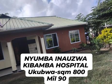 Nyumba ya vyumba vinne inauzwa Kibamba Hospital, Dar Es Salaam (800 sqm) Nyumba ya vyumba vinne inauzwa Kibamba Hospital, Dar Es Salaam (800 sqm)