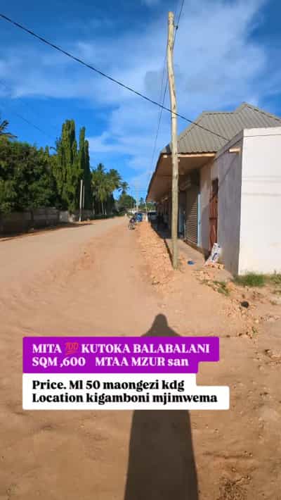 Kiwanja kinauzwa KIGAMBONI MJIMWEMA, Dar Es Salaam (600 sqm)