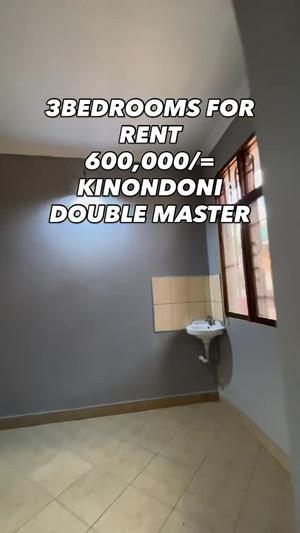Apartment ya vyumba vitatu inapangishwa Kinondoni, Dar Es Salaam