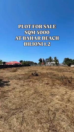 Kiwanja kinauzwa Bahar Beach, Dar Es Salaam (4000 sqm)