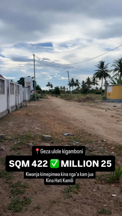 Kiwanja kinauzwa Kigamboni, Dar Es Salaam