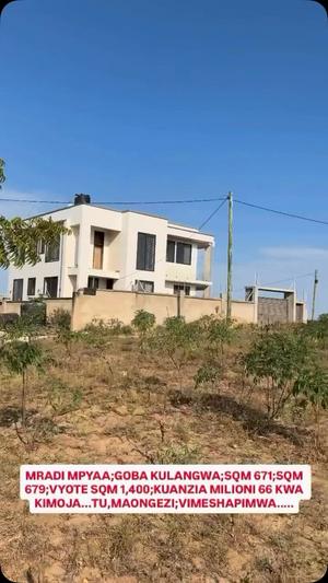 Kiwanja kinauzwa Goba Kulangwa, Dar Es Salaam (671 sqm) Kiwanja kinauzwa Goba Kulangwa, Dar Es Salaam (671 sqm)