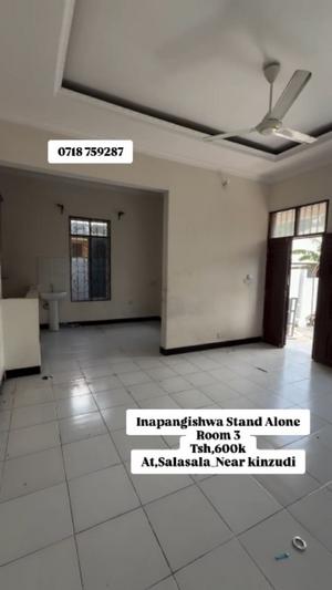 Nyumba ya vyumba viwili inapangishwa Salasala Kinzudi, Dar Es Salaam