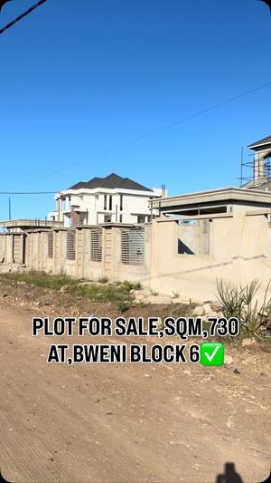 Residential Plot for Sale in Bweni, Tanga (730 sqm)