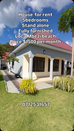 5 Bedrooms Furnished House for Rent in Mbezi Beach, Dar Es Salaam 5 Bedrooms Furnished House for Rent in Mbezi Beach, Dar Es Salaam