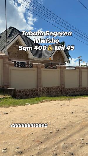 Plot for sale in Tabata Segerea Mwisho, Dar Es Salaam sqm 400