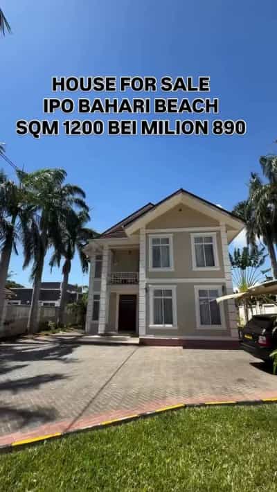 Nyumba inauzwa Bahari Beach, Dar Es Salaam (1200 sqm)