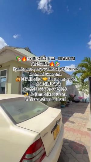 Nyumba ya vyumba vitatu inauzwa Kigamboni Twangoma, Dar Es Salaam