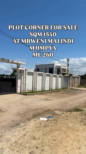 Kiwanja kinauzwa Mbweni Malindi, Dar Es Salaam (1540 sqm)