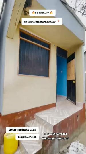 1 Bedroom House for Rent in Ubungo Riverside Makoka, Dar Es Salaam
