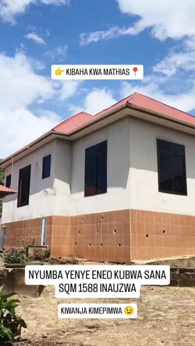 3 Bedrooms House for Sale in Kibaha Kwa Mathias, Pwani (1588 sqm)