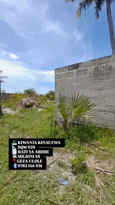 Kiwanja kinauzwa Kigamboni Geza Ulole, Dar Es Salaam (920 sqm) Kiwanja kinauzwa Kigamboni Geza Ulole, Dar Es Salaam (920 sqm)