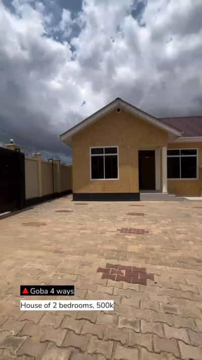 Nyumba ya vyumba viwili inapangishwa Goba Njia Nne, Dar Es Salaam