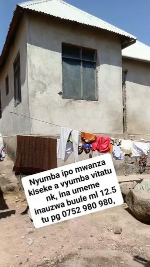 Nyumba ya vyumba vitatu inauzwa Kiseke A, Mwanza Nyumba ya vyumba vitatu inauzwa Kiseke A, Mwanza