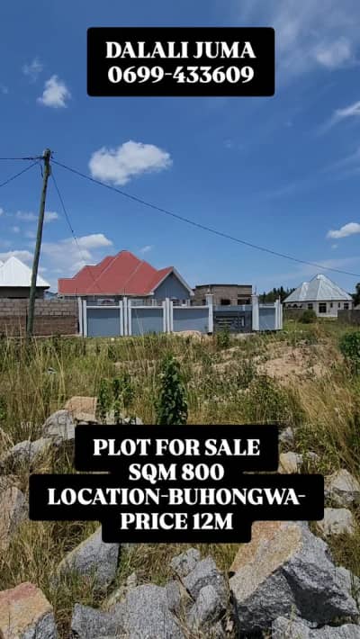 Plot for sale in Buswelu, Mwanza