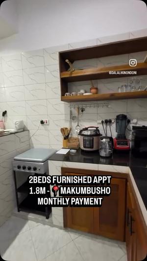 Apartment (Furnished) ya vyumba viwili inapangishwa Makumbusho, Dar Es Salaam