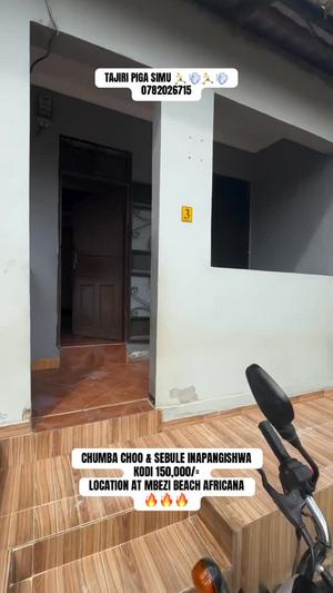 Nyumba ya chumba kimoja inapangishwa Mbezi Beach, Dar Es Salaam