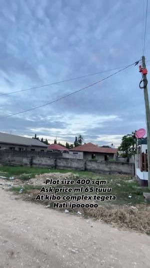 Kiwanja kinauzwa Tegeta Kibo Complex, Dar Es Salaam sqm 400