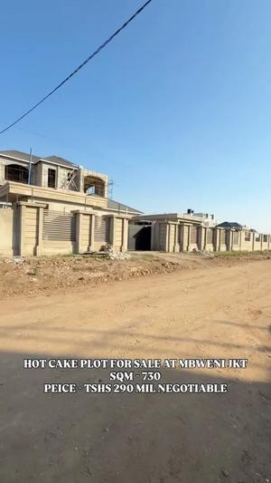 Kiwanja kinauzwa Mbweni Jkt, Dar Es Salaam sqm 730 Kiwanja kinauzwa Mbweni Jkt, Dar Es Salaam sqm 730