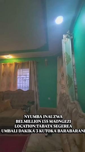 Nyumba ya vyumba vitatu inauzwa Tabata Segerea, Dar Es Salaam Nyumba ya vyumba vitatu inauzwa Tabata Segerea, Dar Es Salaam