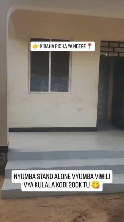 Nyumba ya vyumba viwili inapangishwa Kibaha Picha ya Ndege, Pwani Nyumba ya vyumba viwili inapangishwa Kibaha Picha ya Ndege, Pwani