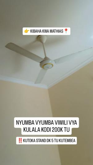 Nyumba ya vyumba viwili inapangishwa Kibaha Kwa Mathias, Pwani Nyumba ya vyumba viwili inapangishwa Kibaha Kwa Mathias, Pwani