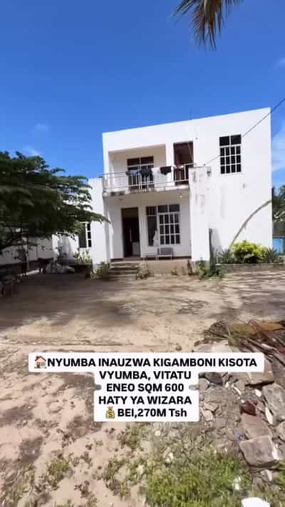 Nyumba ya vyumba vitatu inauzwa Kigamboni, Kisota, Dar Es Salaam (600 sqm)