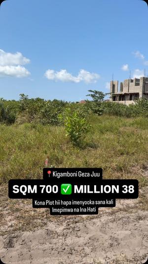 Plot for sale in Kigamboni, Dar Es Salaam sqm 700 Plot for sale in Kigamboni, Dar Es Salaam sqm 700