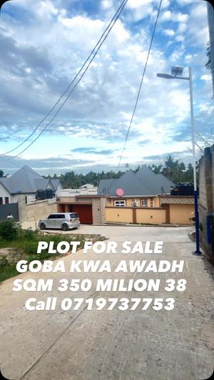 Kiwanja kinauzwa Goba Kwa Awadh, Dar Es Salaam (350 sqm) Kiwanja kinauzwa Goba Kwa Awadh, Dar Es Salaam (350 sqm)