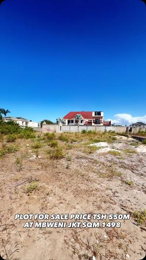 Beach Plot for Sale in Mbweni JKT, Dar Es Salaam (1498 sqm) Beach Plot for Sale in Mbweni JKT, Dar Es Salaam (1498 sqm)