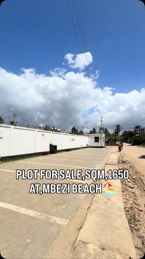 Plot for sale in Mbezi Beach, Dar Es Salaam sqm 1650 Plot for sale in Mbezi Beach, Dar Es Salaam sqm 1650