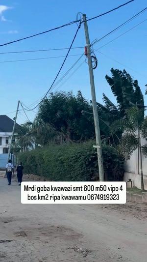 Viwanja vinauzwa Goba, Dar Es Salaam sqm 600