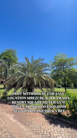 Nyumba inauzwa Mbezi Beach, Dar Es Salaam (4370 sqm)