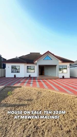 Nyumba ya vyumba vitatu inauzwa Mbweni Malindi, Dar Es Salaam (800 sqm) Nyumba ya vyumba vitatu inauzwa Mbweni Malindi, Dar Es Salaam (800 sqm)
