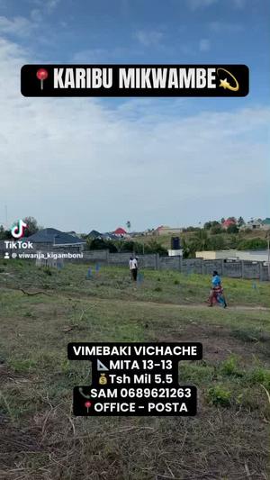 Residential Plot for Sale in Mikwambe, Dar Es Salaam (169 sqm) Residential Plot for Sale in Mikwambe, Dar Es Salaam (169 sqm)