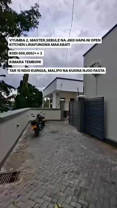 2 Bedrooms House for Rent in Kimara, Dar Es Salaam